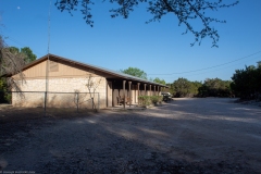 Outdoor shot of cabins.