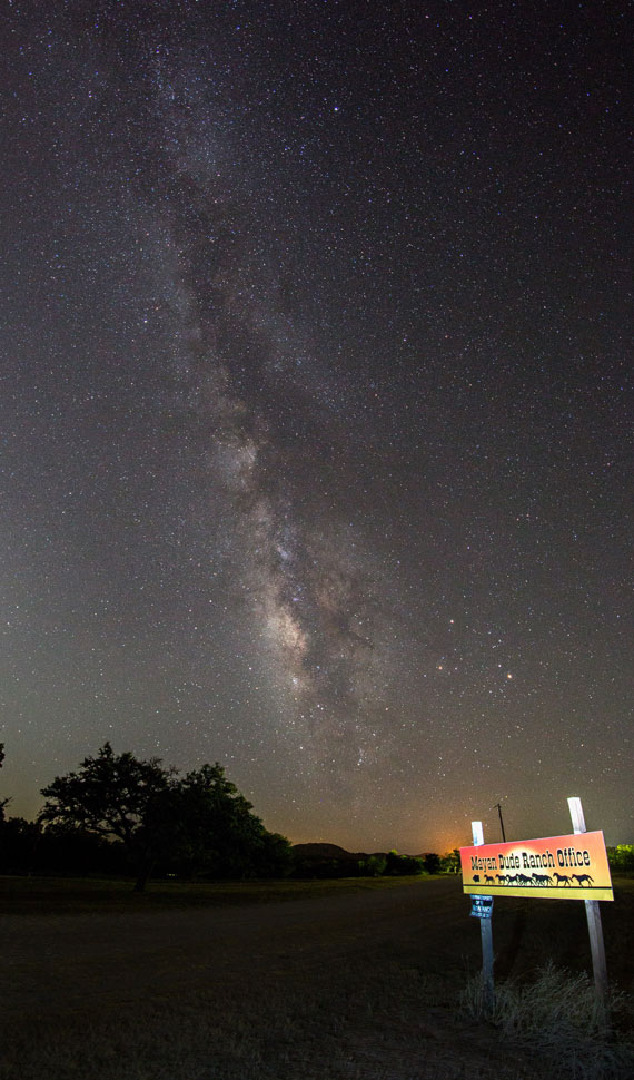 Milky Way over Mayan Ranch